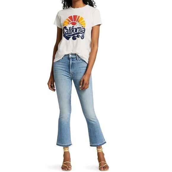 Mother Superior Jeans Womens 30 The Hustler Ankle Fray Raw Hem Wash : On My Feet - Picture 1 of 16